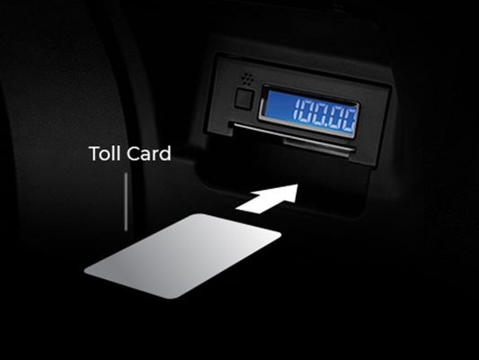 Built-In Toll Reader